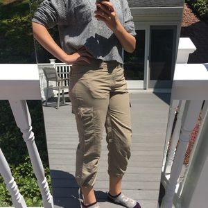 Khaki North Face Casual Pants